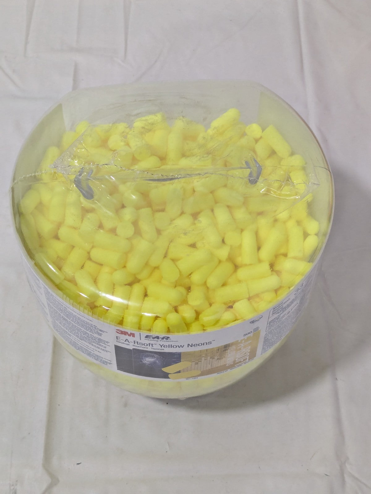 3M Earplug Dispenser Refill: 500Pr, Foam, Taper End Shape, 33dB 7000002305