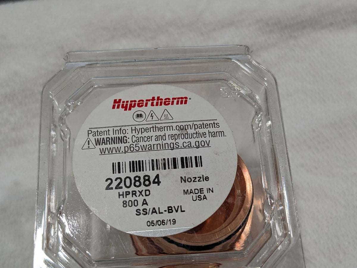 Hypertherm Nozzle, Hpr 800A 220884