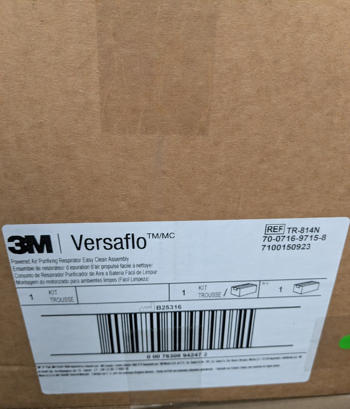 3M Belt Mounted Intrinsically Safe PAPR Motor Blower Unit 7100150923