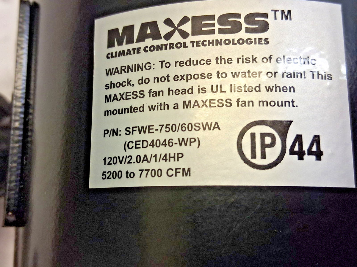 Maxess 24" Oscilating Fan Motor 3 Speeds SFWE-750/60SWA