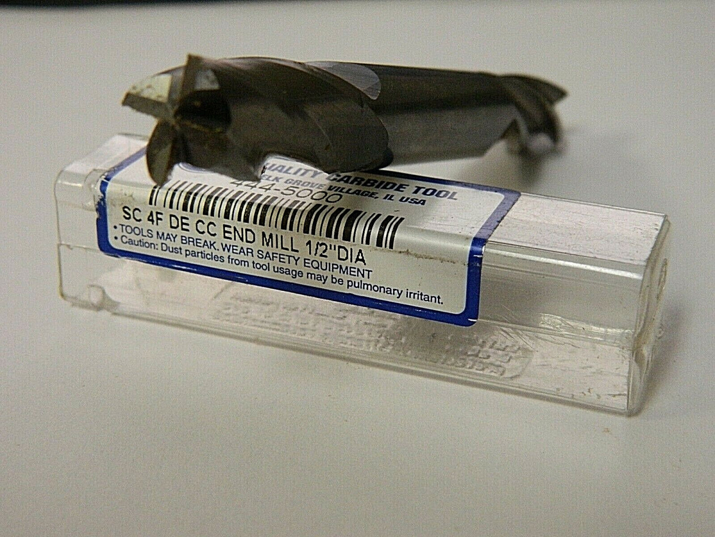 QCT 1/2" 1" LOC 1/2" Shank Diam 4" OAL 4 FlSC Square End Mil