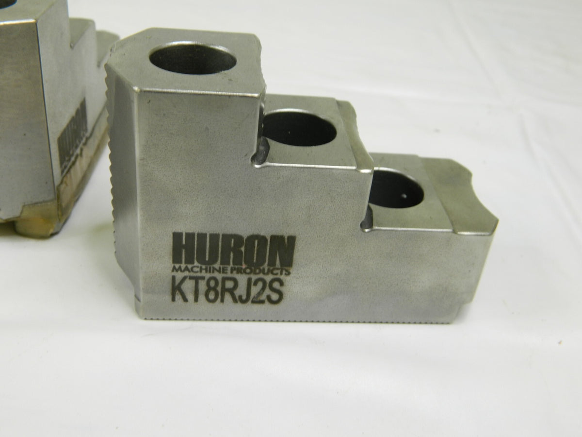 Huron Hard Lathe Chuck Jaw: Top 3.8'' OAL, 2 Step Qty 2 KT8RJ2S