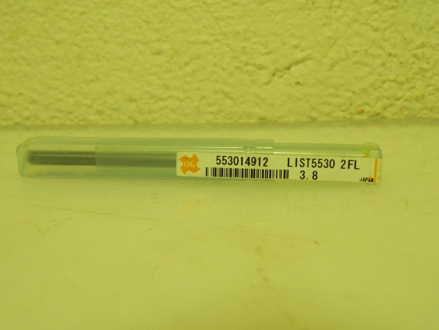 OSG Spiral Flute Solid Carbide Extra Length Drill Bit 3.8mm 140° Point 553014912