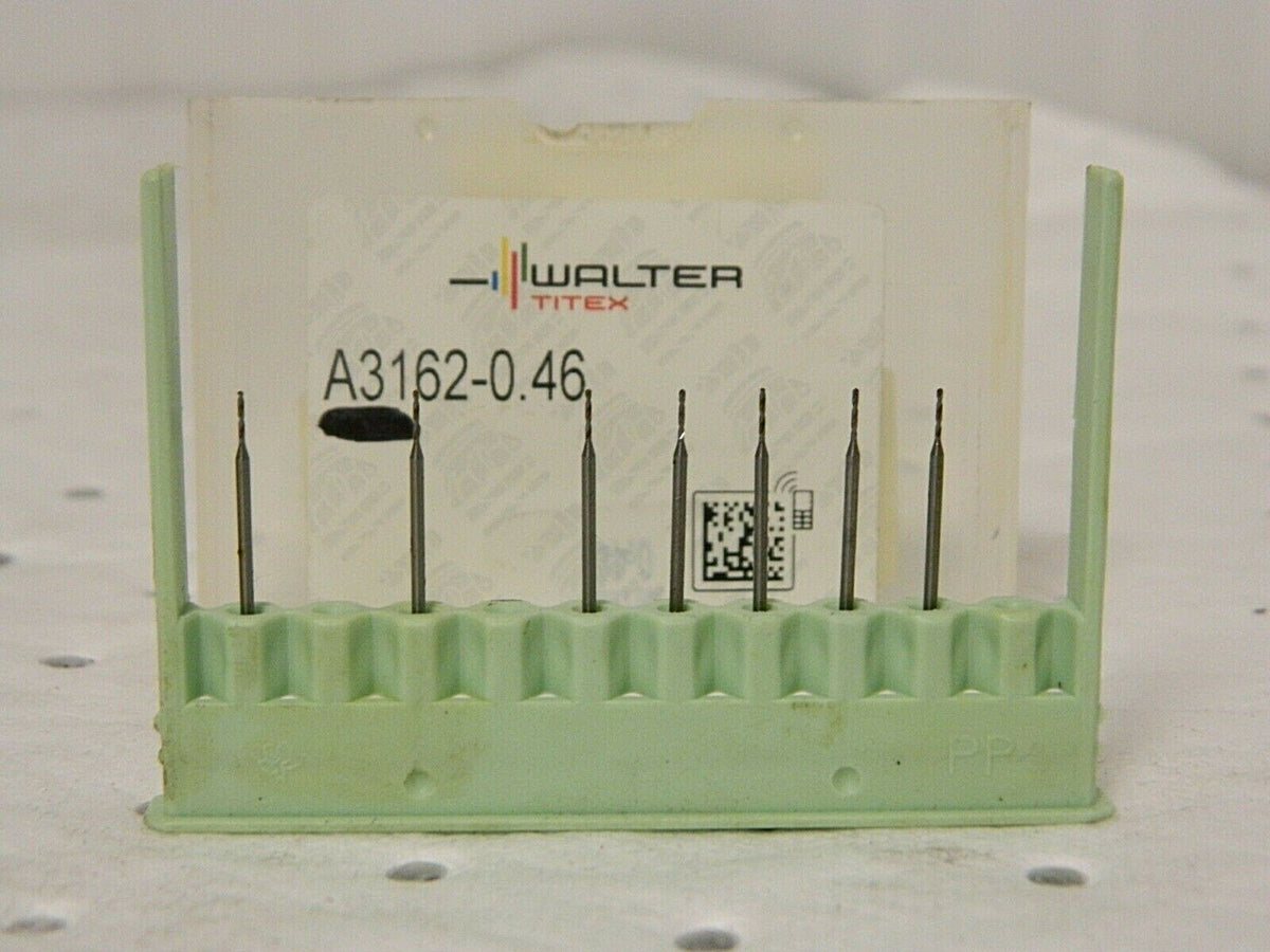 Walter-Titex Solid Carbide Micro Drill Bit 0.0181" 118° Point Qty 7 A3162-0