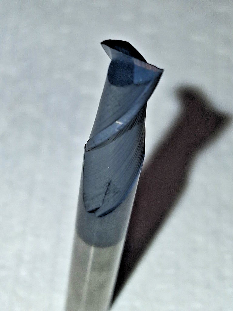 Accupro Square End Mill 1/4" Dia 1/2" LOC Qty2 62773502