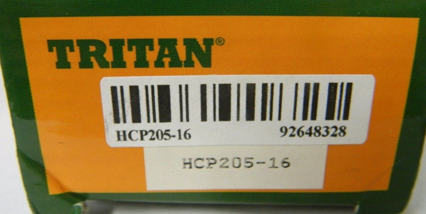 Tritan 1" ID 5.5118" OAL x 2.7953" OAH Pillow Block Bearing 2 Bol