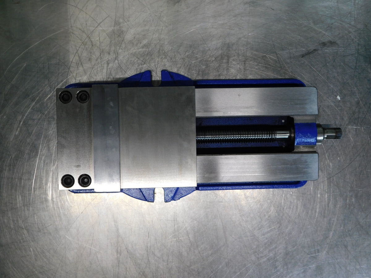 Pro-Grade Horizontal Machine Vise 6" Jaw Width Stationary Base 428-7268