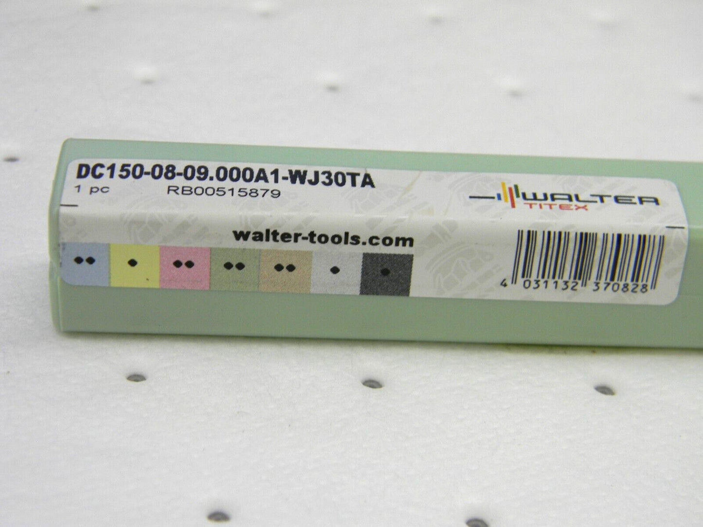 WALTER-TITEX Carbide Jobber Length Drill Bit 0.3543″ Dia, 140 ° 6618689