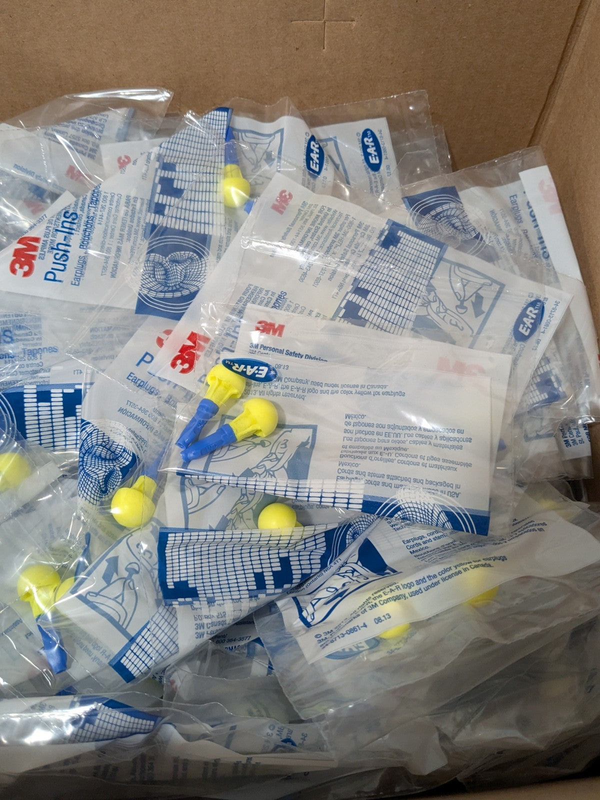 3M™ E-A-R™ Push-Ins™ Uncorded Foam Earplugs, NRR 28dB (500pr) 7000127184