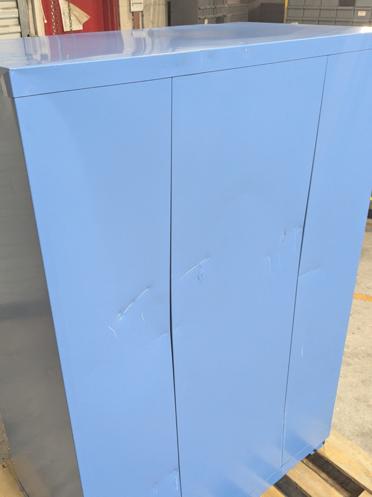 Lista 10 Drawer Industrial Storage Cabinet Steel Blue 59 x 40 x 22 Parts/Repair