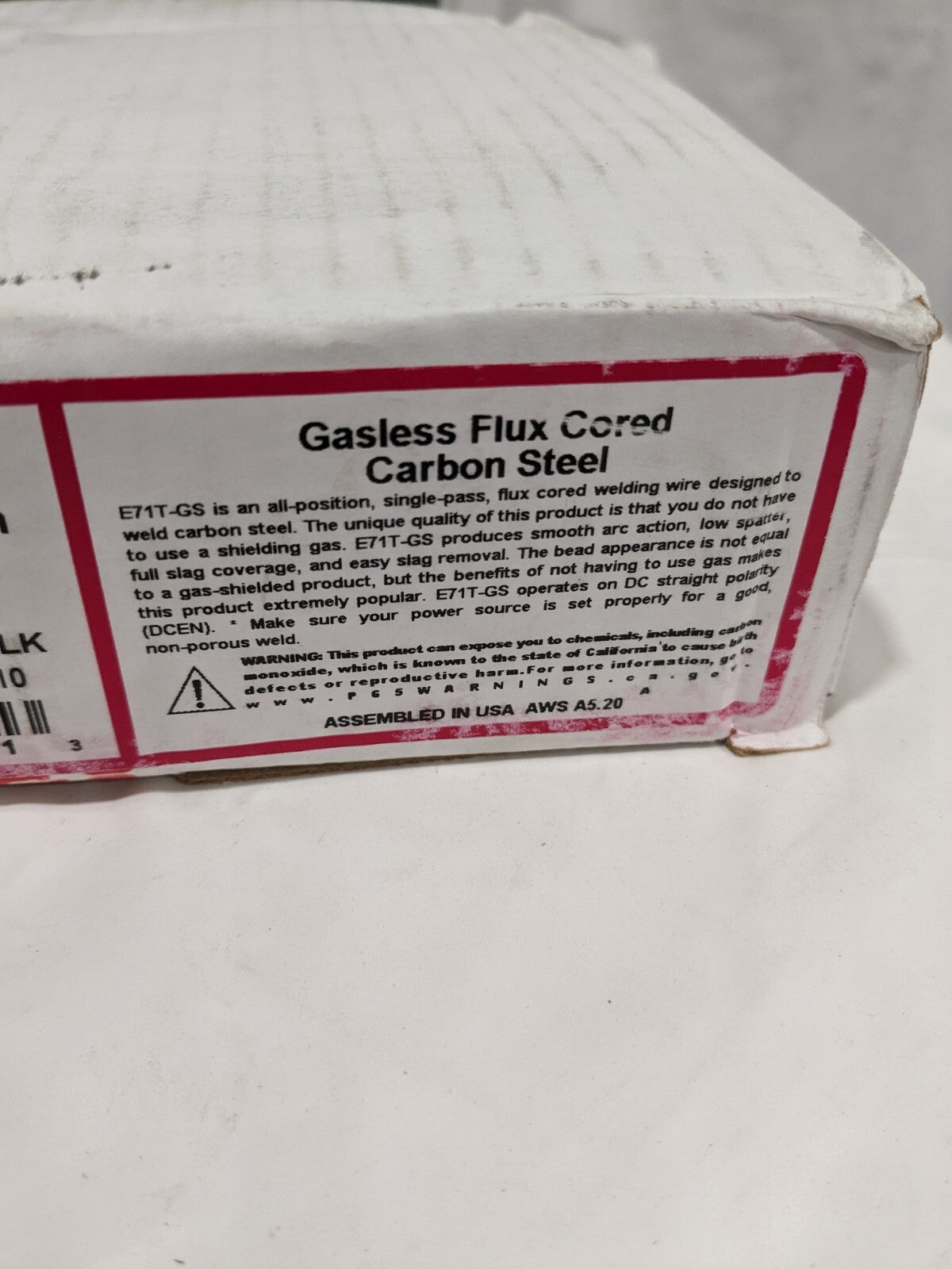 Welder's Choice MIG Welding Wire E71T-GS, 0.0350" Dia Flux Core Gasles