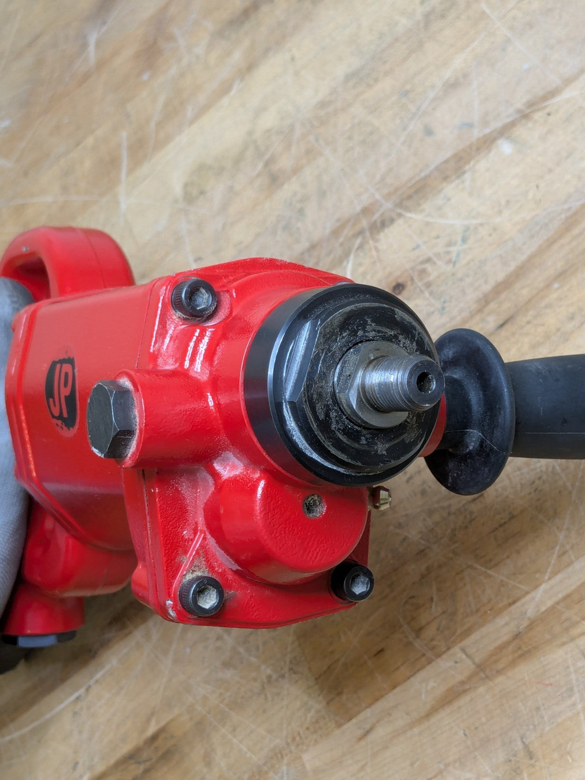 Jupiter Pneumatics Industrial Air Drill 1200 RPM 1 HP 90 PSI Missing Chuck