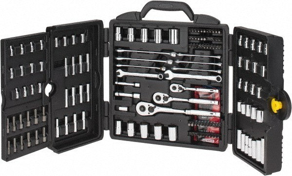 Stanley Socket Set: Deep Standard 170 Pc 1/2 1/4 3/8" Drive 4 Point 96-011