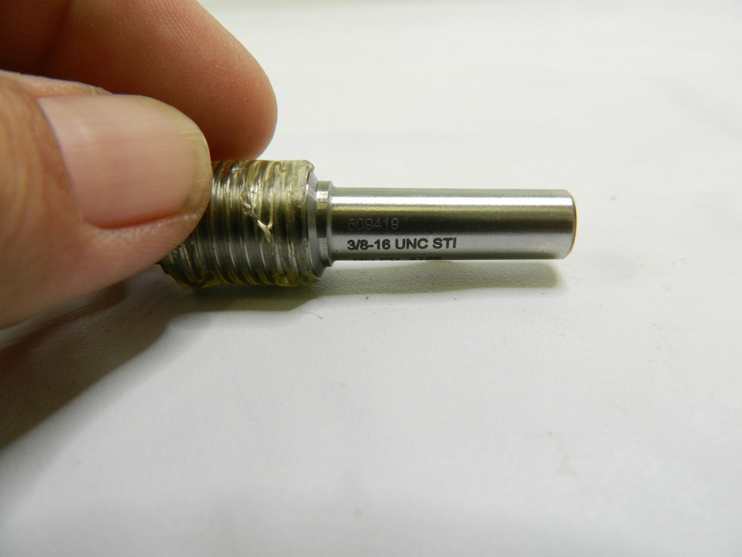 GF GAGE (STI) Class 2B/3B, Plug Thread Insert Go Gage 3/8-16 Thread 55315014