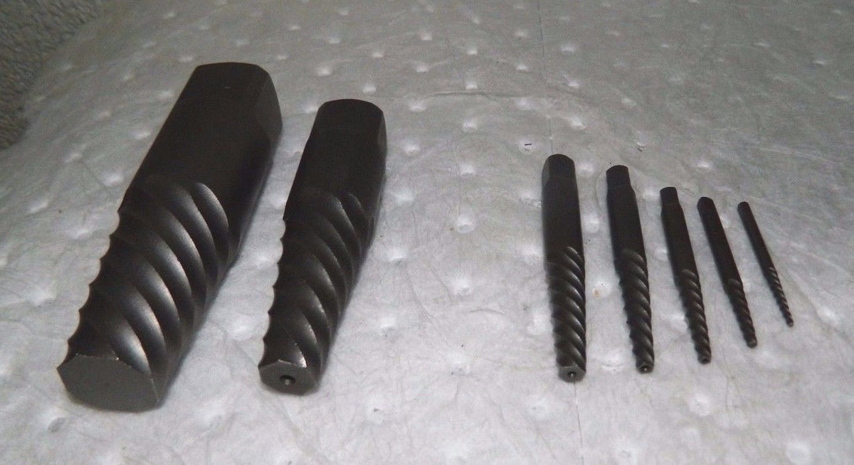 Interstate 7-Piece Spiral Flute Screw Extractor Set 05026802