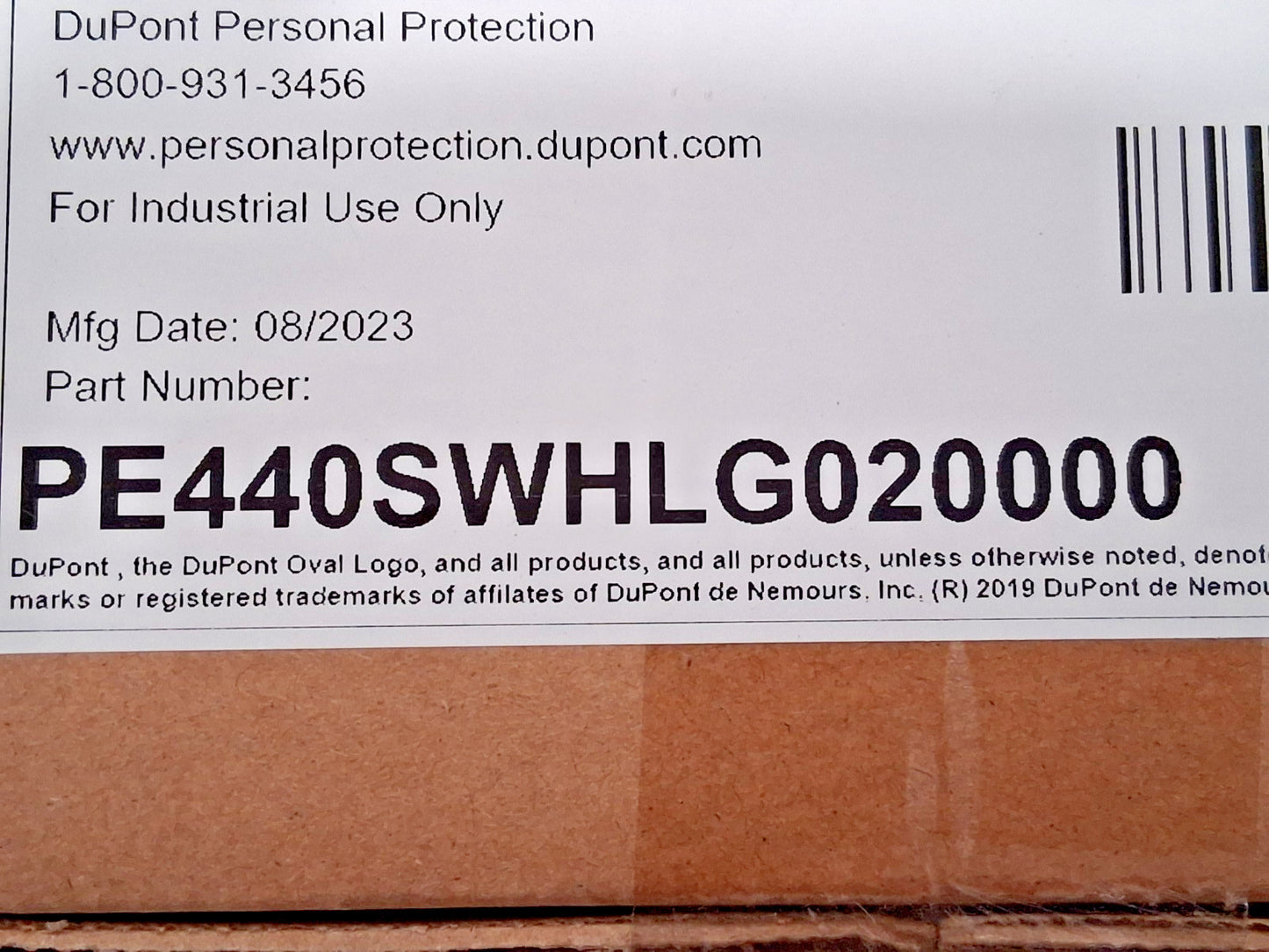 Dupont Non Chemical-Resistant Shoe Cover Polypropylene QTY200 PE440SWHLG020000