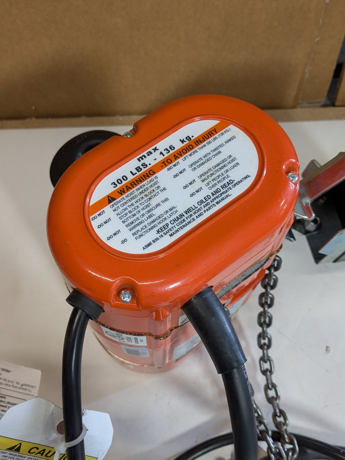 CM Shopstar Electric Chain Hoist 300 lb. Capacity 10 ft. Lift PARTS / REPAIR