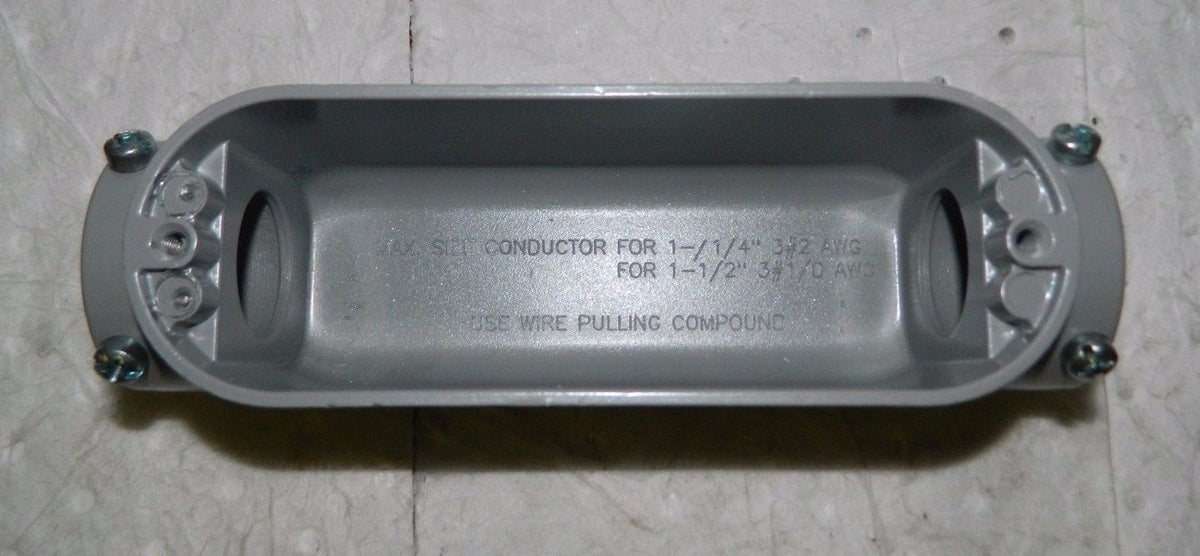 Hubbell Killark 1-1/4" Trade C Set Screw Form EMT Aluminum Conduit Body EBC-4