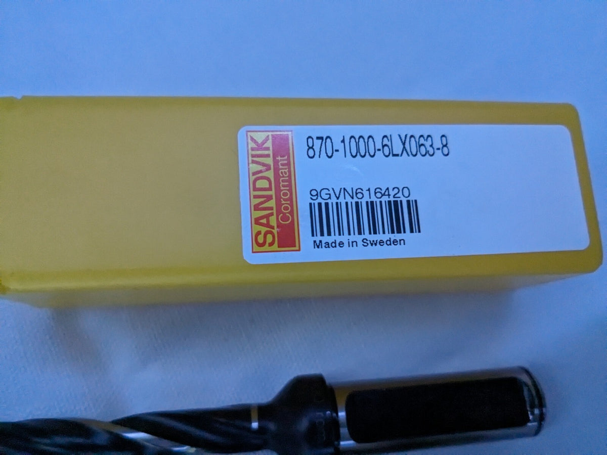 SANDVIKCOROMANT Replaceable-Tip Drill 10 mm Dia, 3.3677"Max Depth 6085524
