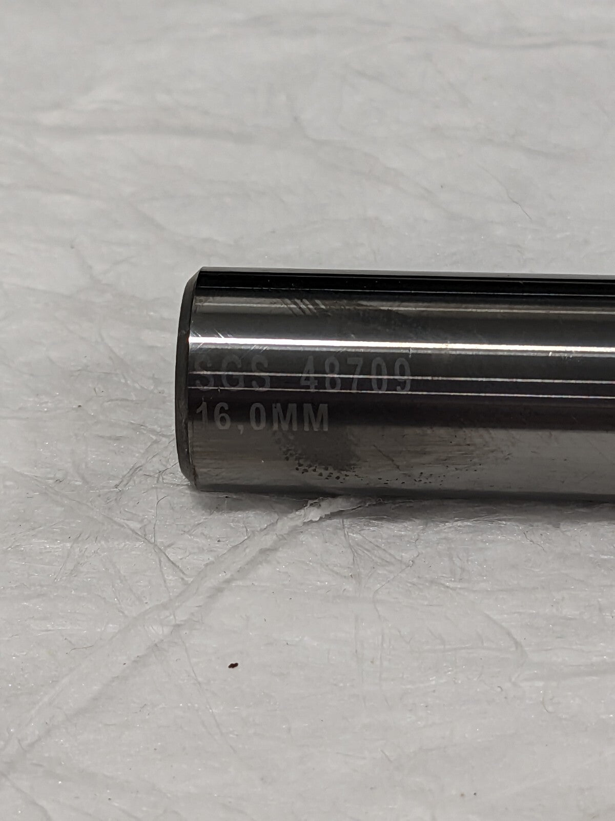 SGS Ball End Mill: 16.00 mm Dia, 32.00 mm LOC, 2 Flute 48709