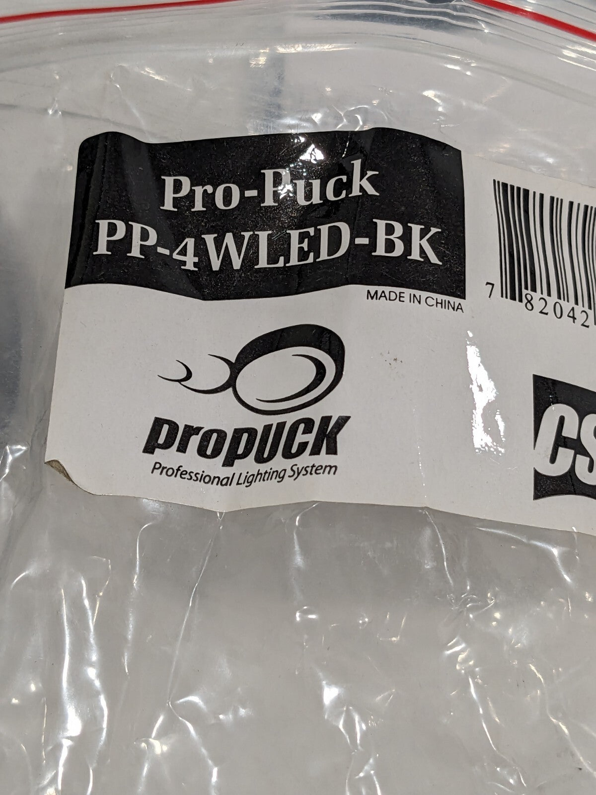 Pro Puck LED Black- 120V system. High Power 4 Watt PP-4WLED-BK