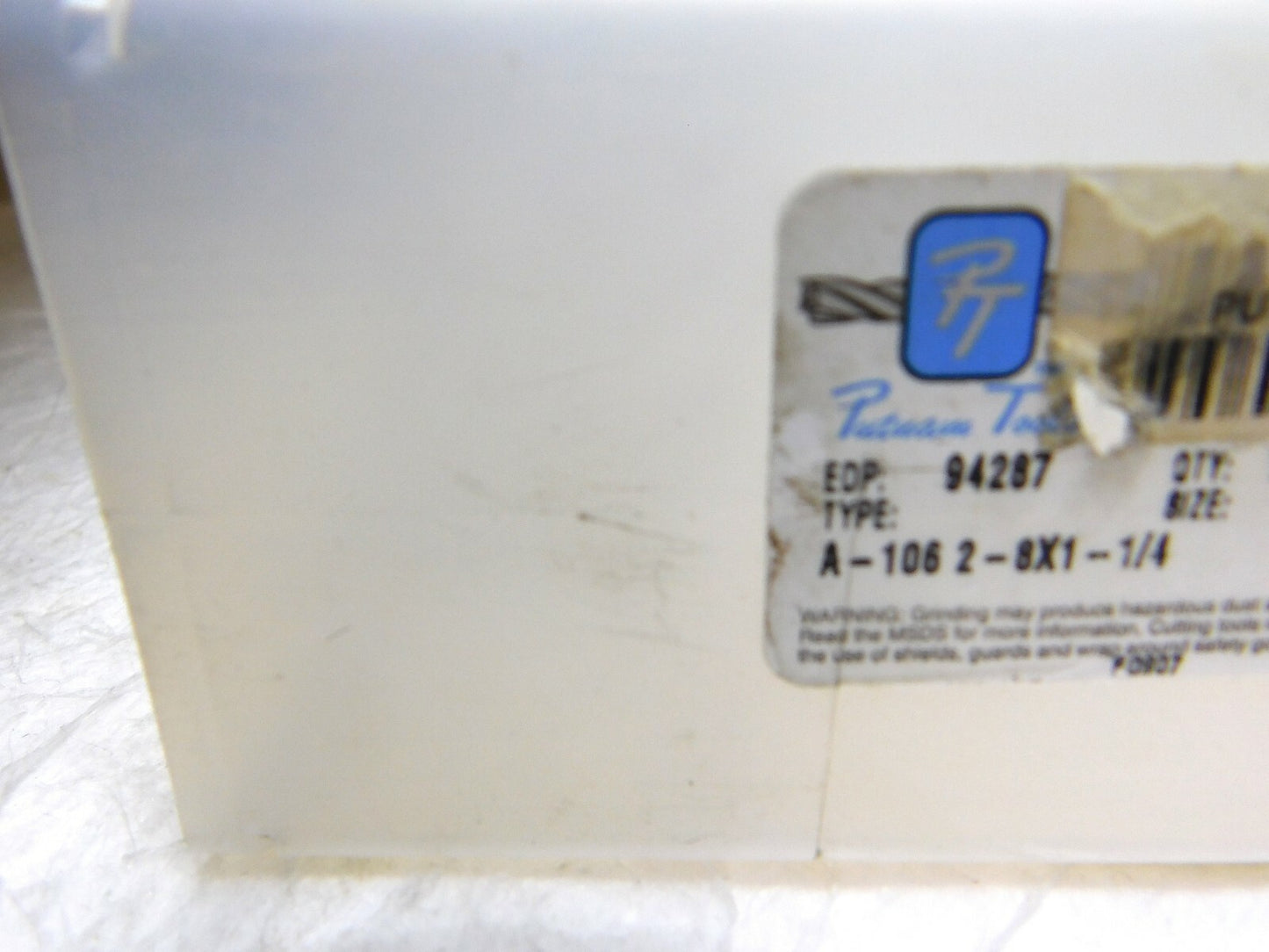 Putnam HSS Square End Mill 2 Dia 8Fl 4 LOC 1.25 Shank Diameter 6.5 OAL 94287