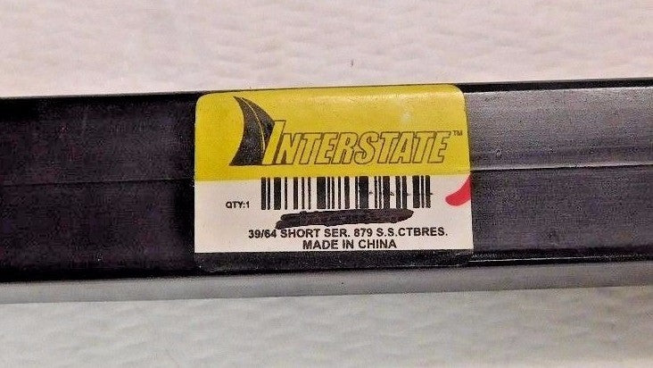 Interstate Interchangeable Pilot Counterbore 39/64" D. 1/2" SHK 3FL HSS 08790396