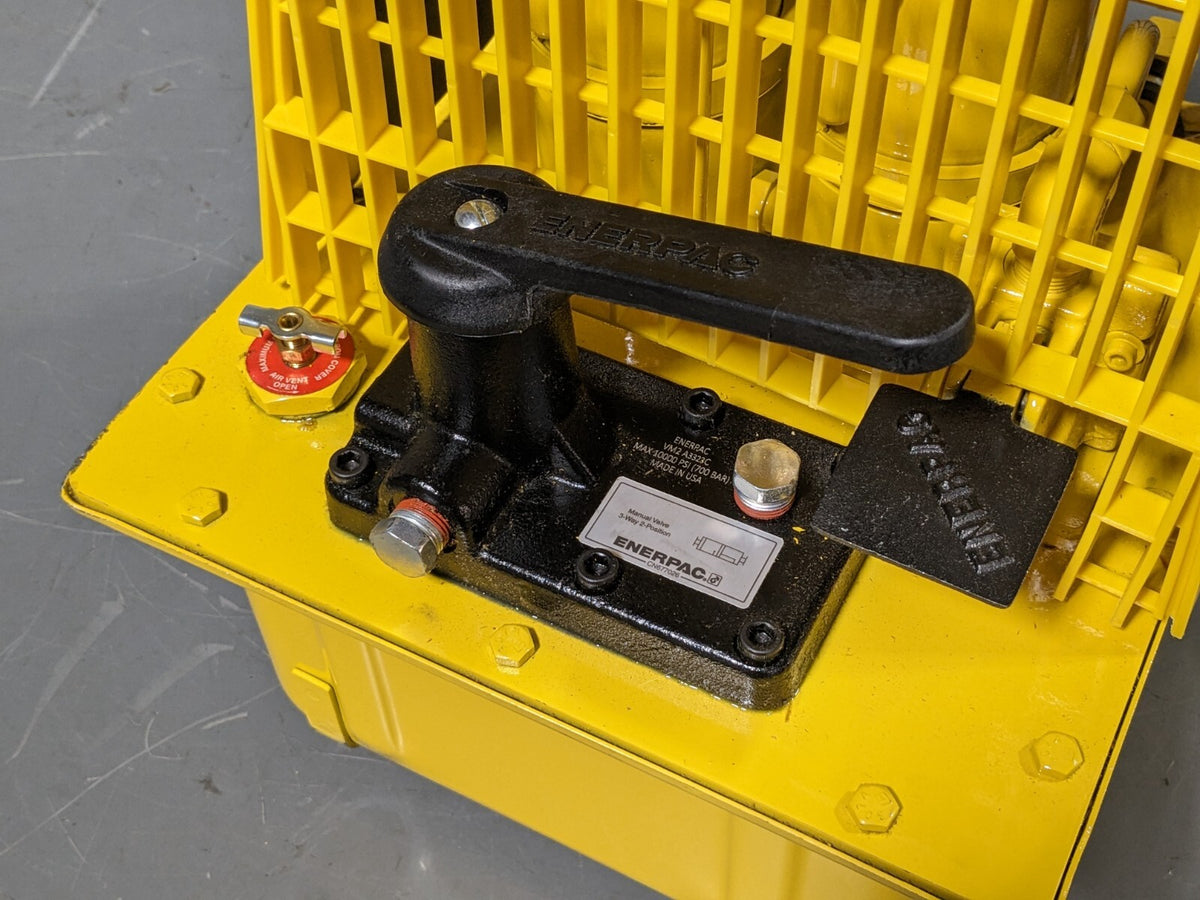 Enerpac Air Hydraulic Pump for use w/ Single Acting Cylinders PAM1022 Damaged
