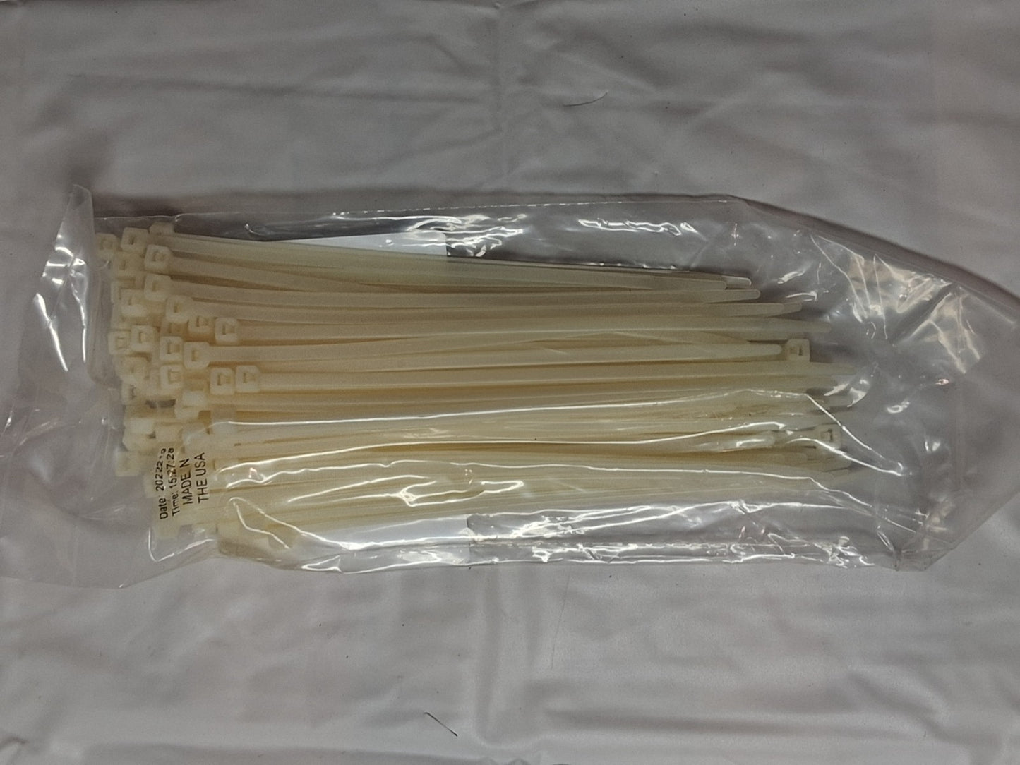 Thomas&Betts Nylon Cable Tie 7.6" 50lb Natural QTY1000 L-7-50-9-C