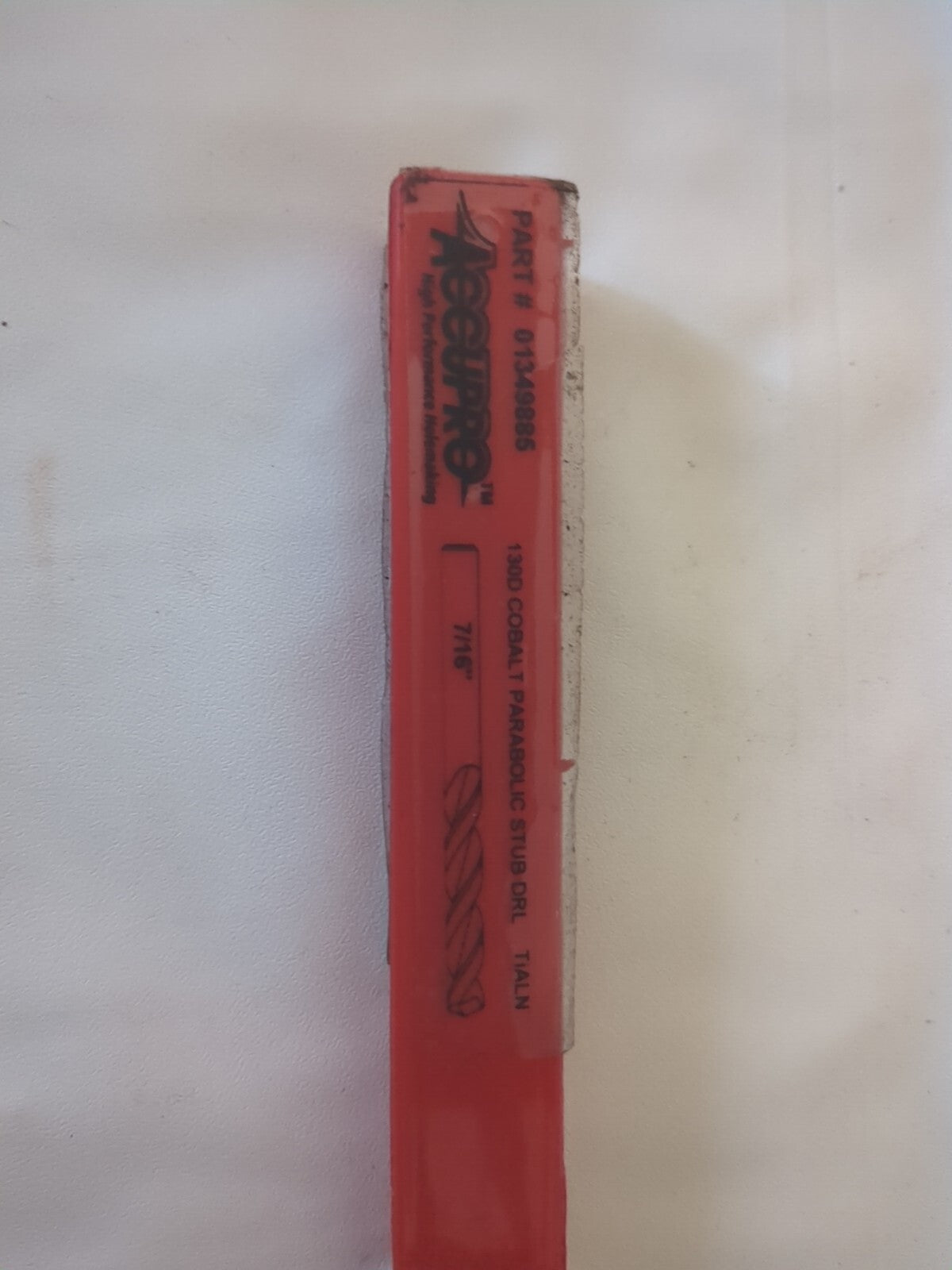 Accupro Screw Machine Length Drill Bit: 7/16" (0.4375) Dia, 130 deg, Cobalt