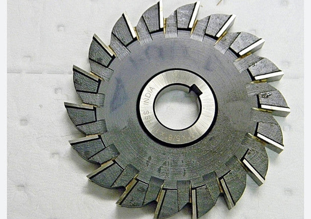 Interstate High Speed Steel HSS Straight Side Milling 5" 18Teeth 03015401