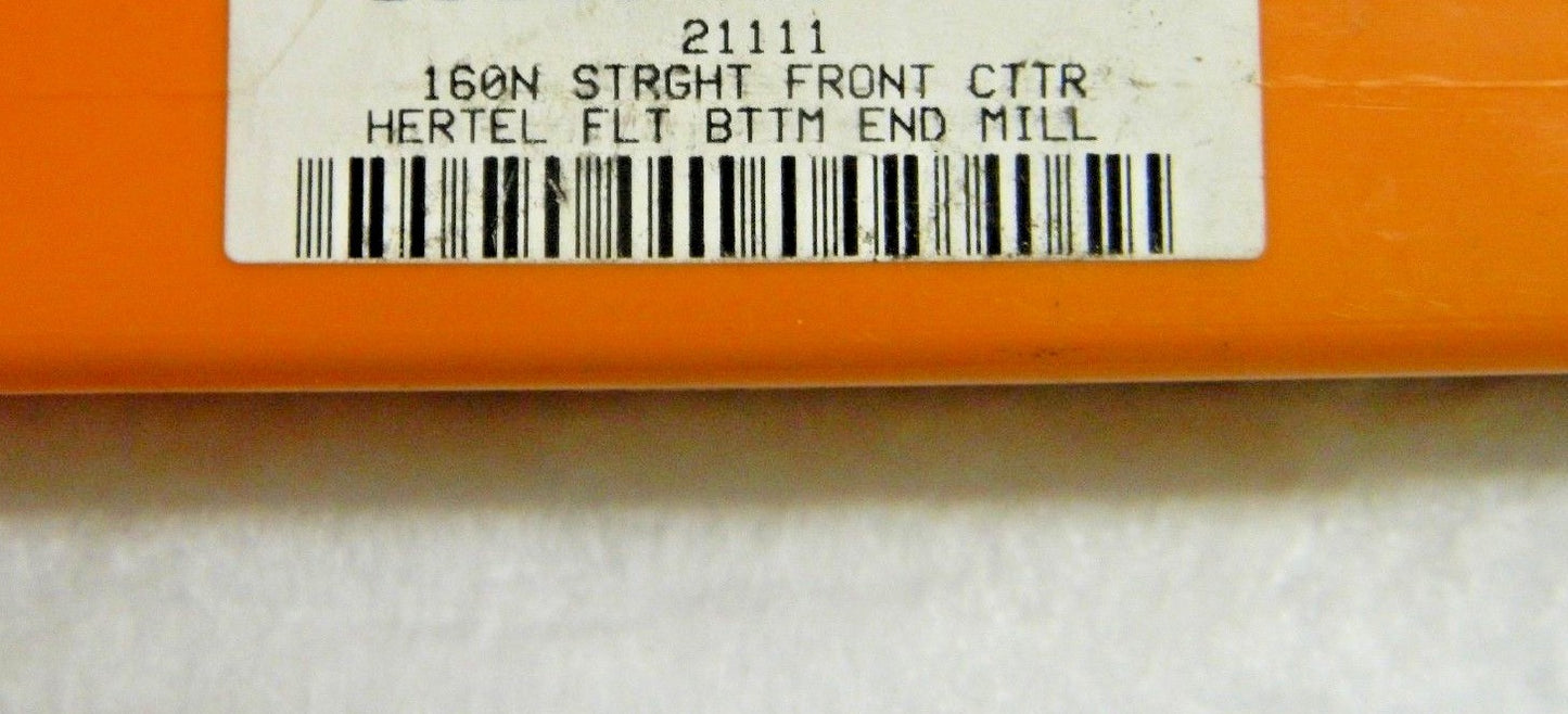 Hertel Indexable Back Draft End Mill HSS 160N 1" Cutting Diam 21111 91856443