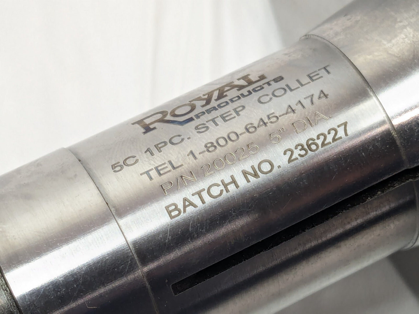 Royal Products 5C Step Collet Steel 5" Head Diam 20025