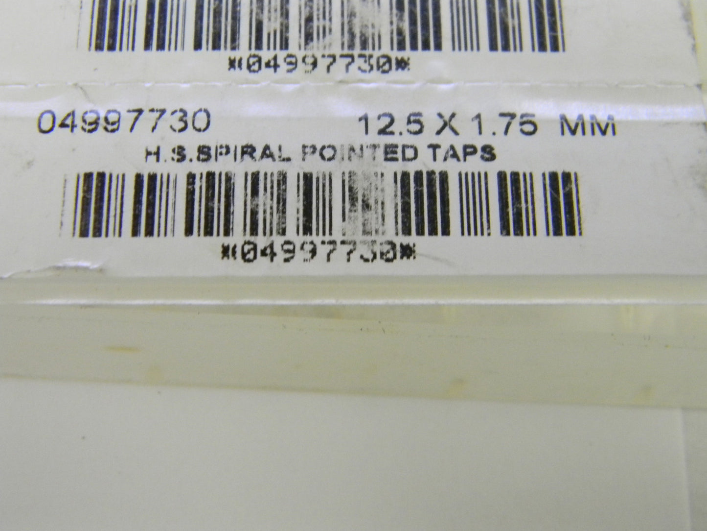 5-Pack Interstate HSS Spiral Pointed Tap 12.5mm x1.75mm 1-5/8" x 3-3/8" 6H 3F