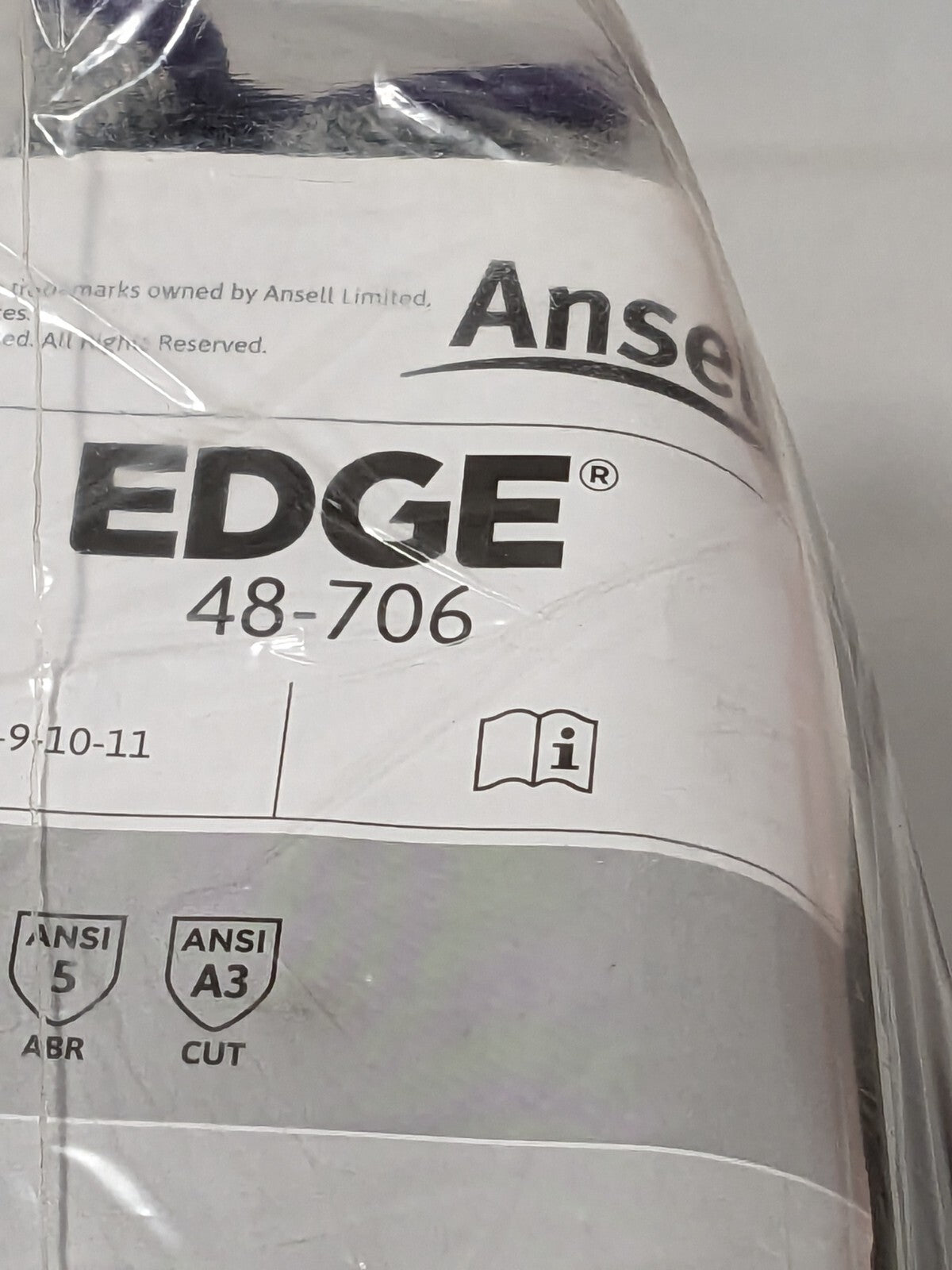 Ansell Edge Cut and Abrasion-Resistant Gloves Sz 6 Qty 12 48-706-6