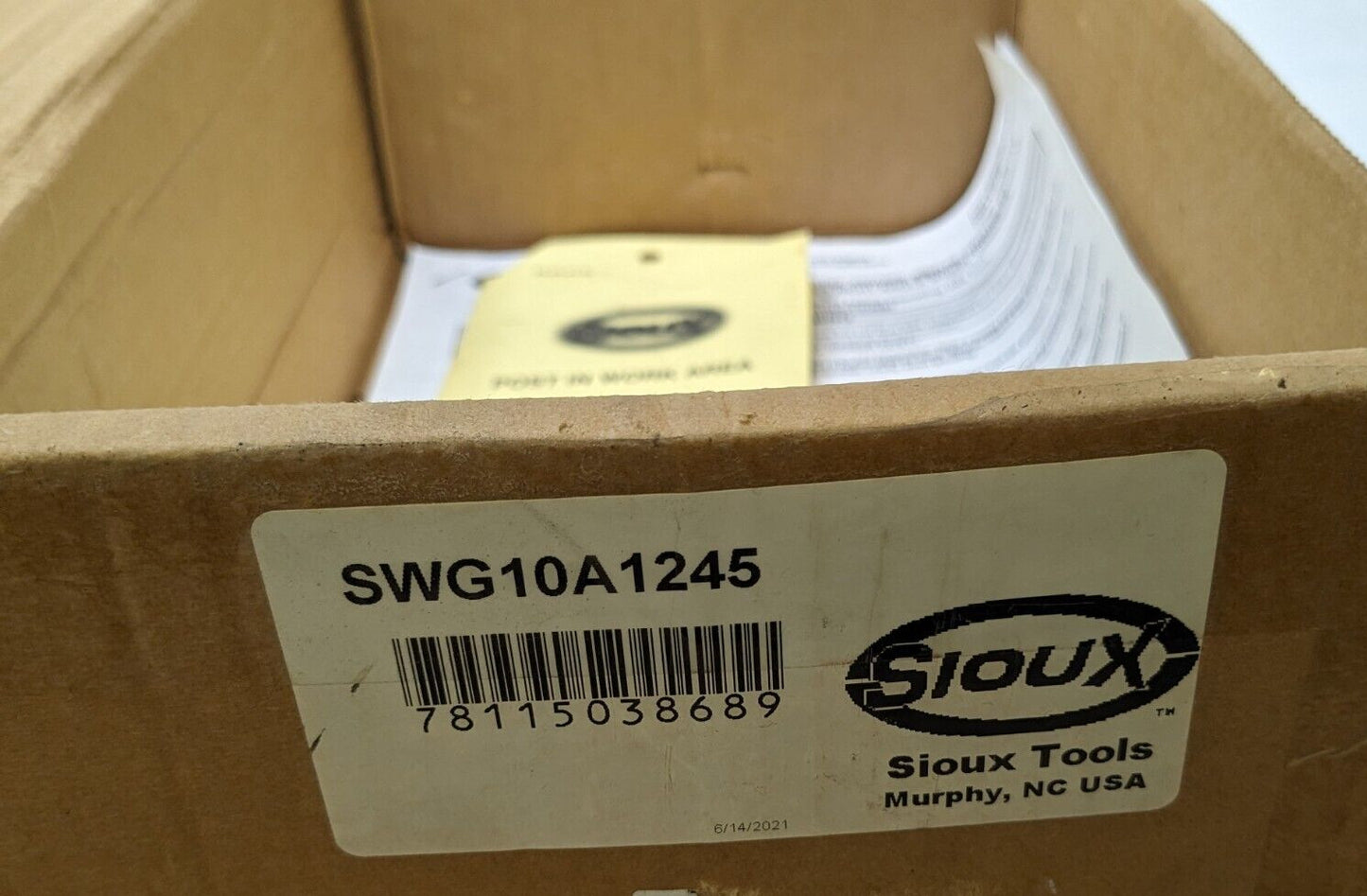 Sioux Tools Angle Wheel Grinder 12000 RPM SWG10A1245 PARTS/REPAIR