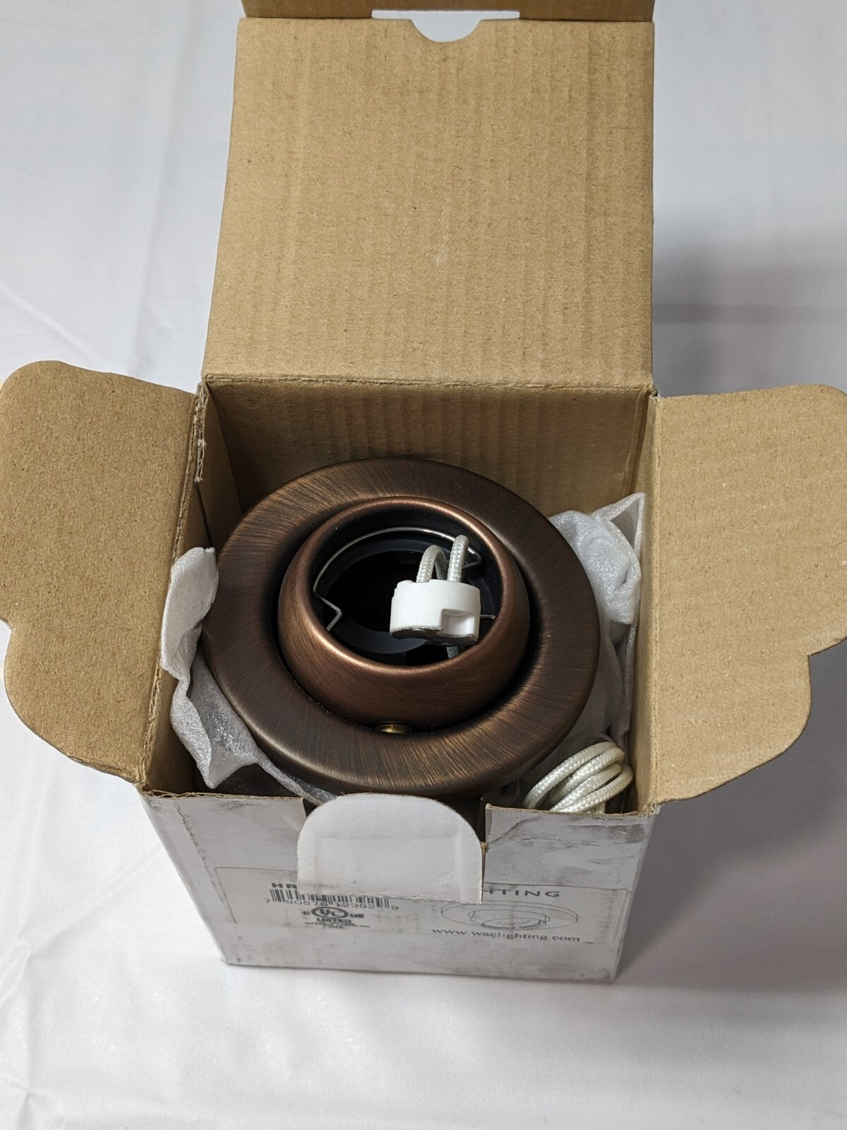 WAC Miniature Recessed Eyeball Copper Bronze Lighting Fixture HR-1135-CB