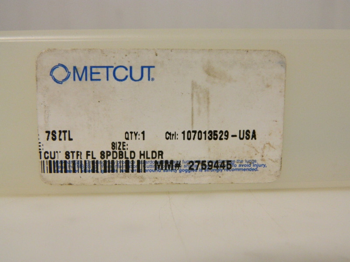 Metcut 3MT Taper Shank Spade Blade Holder 0.9610 Dia Str Fl 14.19 OAL 7S2TL