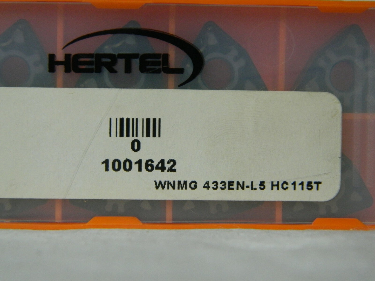 Hertel WNMG433EN-L5 HC115T Carbide Turning Insert Qty 10 1001642