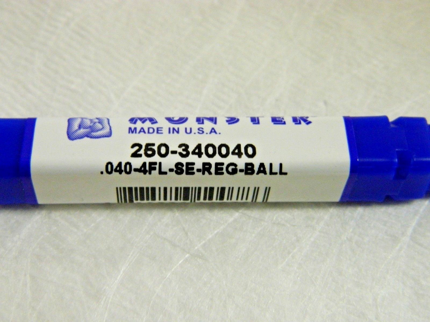 Monster Miniature Carbide End Mills Ballnose 0.040" Dia 4FL Qty 3 250-34004