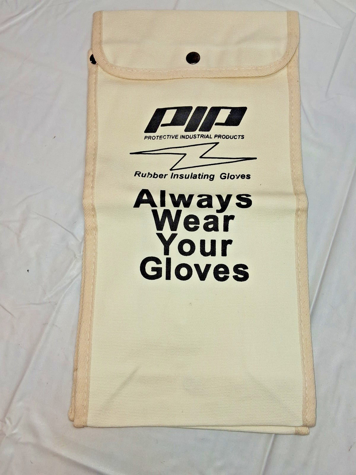 PIP Glove Bag Unlined 16" Long Canvas Natural Qty 2 148-6016