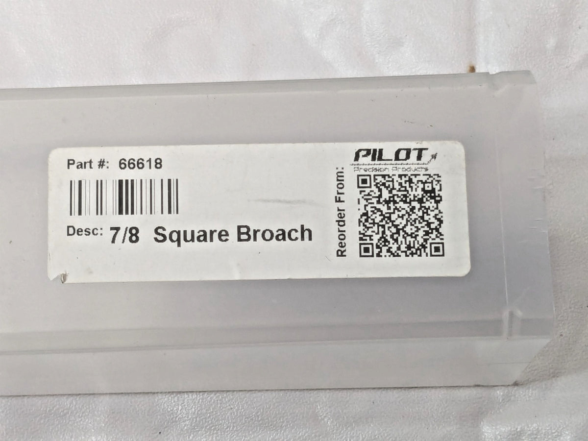 Dumont Minute Man 7/8" Square Broach 15/16" Pilot Hole Dia X 22-3/4" OAL 66618