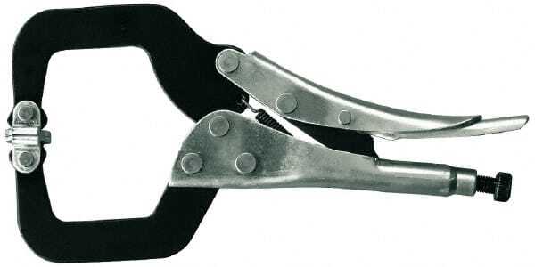 GIBRALTAR Locking Plier: 5'' Jaw Capacity, C Clamp Jaw 73952855