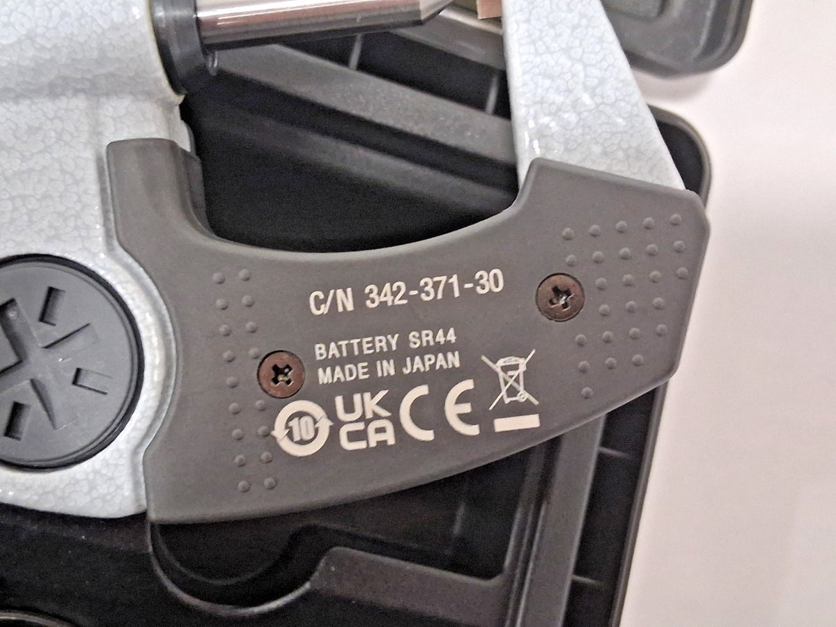 Mitutoyo Crimp Height Micrometer 00 - 0.8"/0 - 20mm Range w/Cert 342-371-30CAL