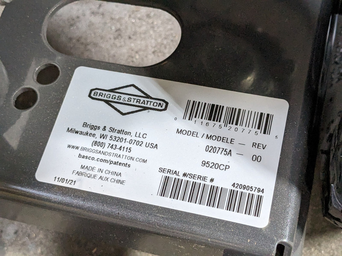 Briggs and Stratton 020775A Gas Powered Cold Water Pressure Washer 3400 PSI