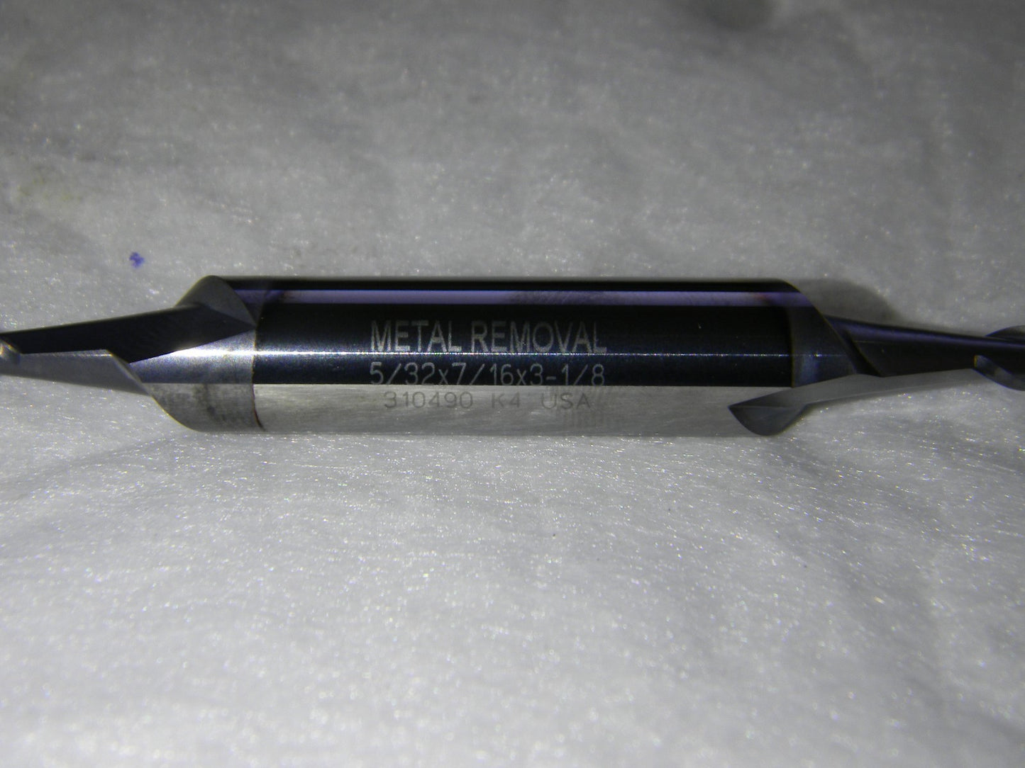 Metal Removal 5/32" x 3/8" x 7/16" 2FL Solid Carbide Double Ball