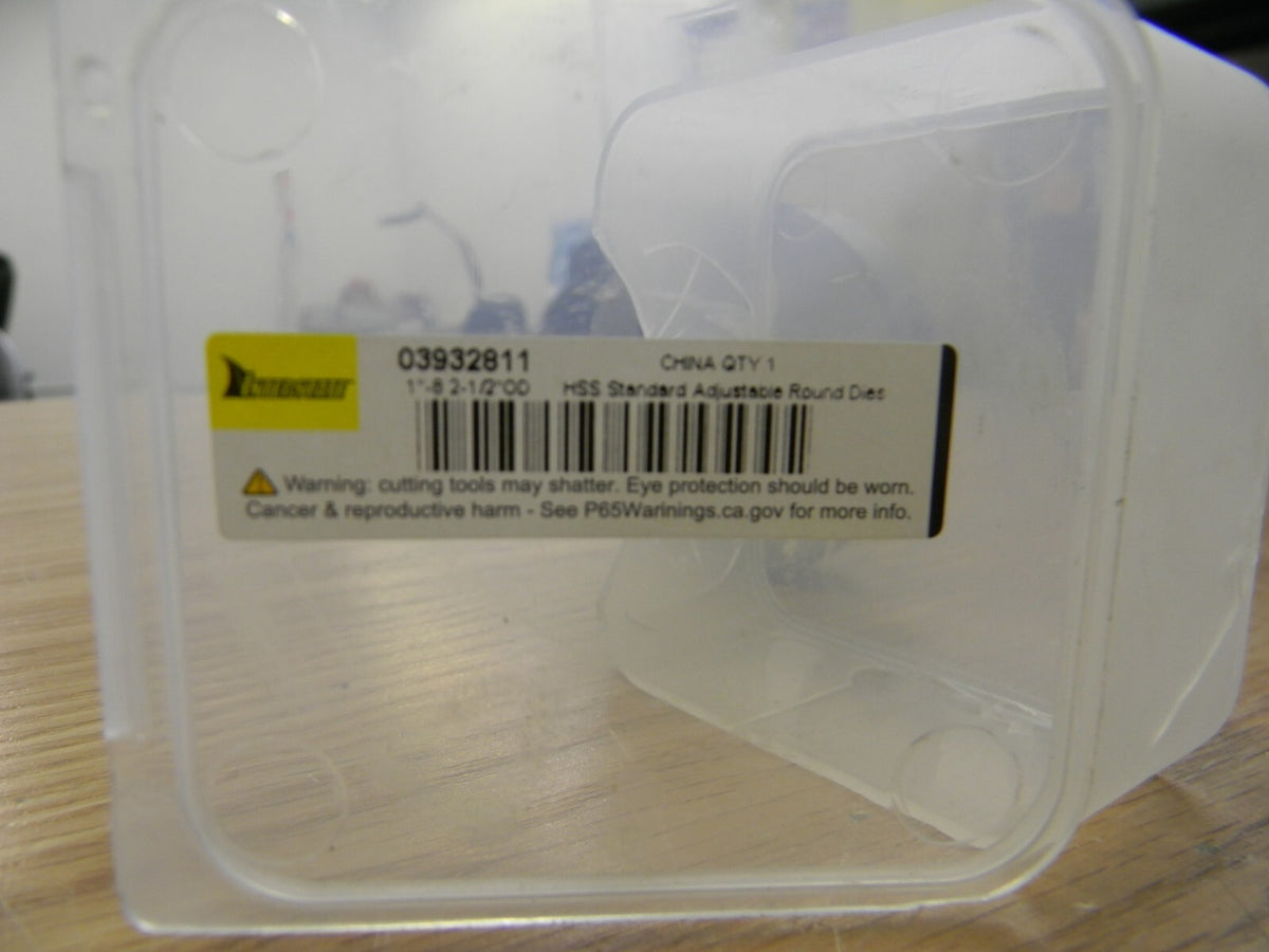Interstate 1-8 UNC High Speed Steel Round Adjustable Die 03932811