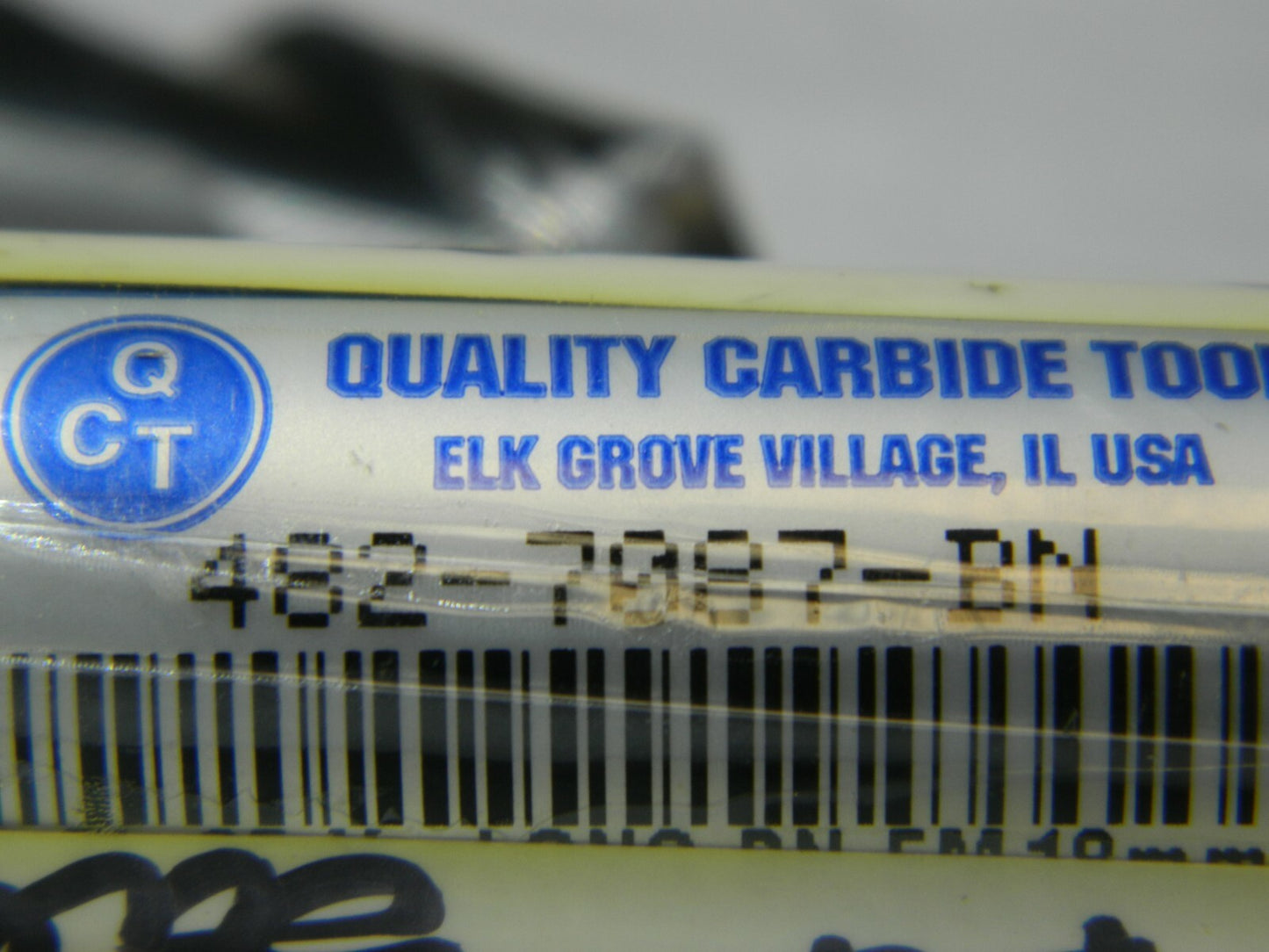 QCT Uncoated Carbide Ball End Mill 2F 0.7087" x 18mm x 76mm x 153mm 482-708