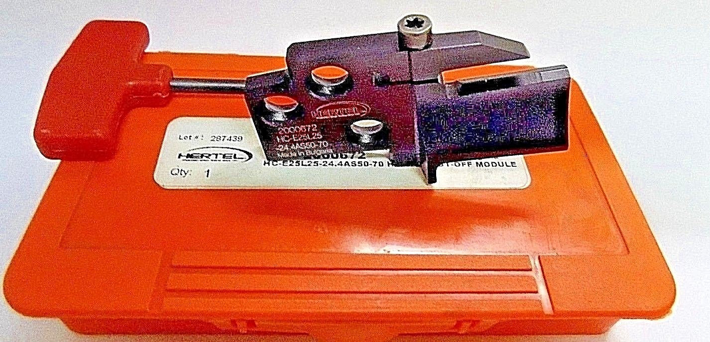 Hertel LH Indexable Cutoff Grooving Support HC-E25L25-24.4AS50-70 2000672
