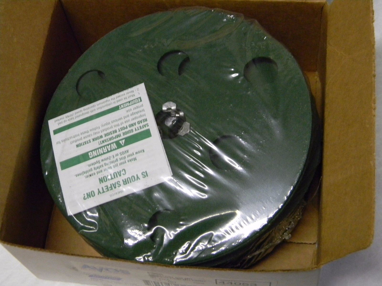 Norton F986 7" x 8,600 Max RPM 60 Grit Fiber Discs Qty 10 66261144053